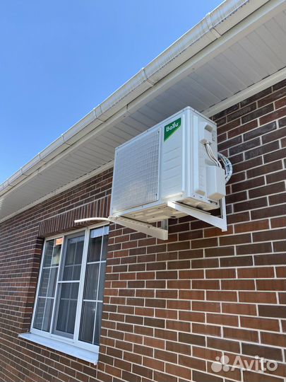 Установка сплит-систем, закладка труботрассы