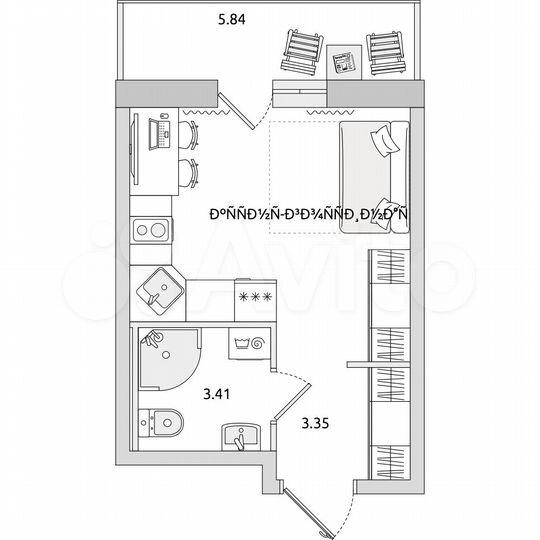 Квартира-студия, 26 м², 13/17 эт.