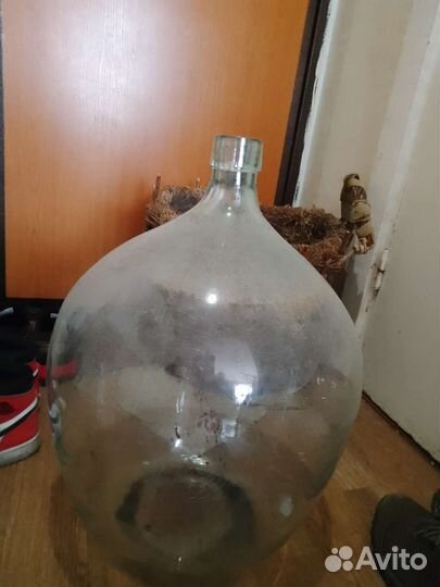 Бутыль стеклянный 30 литров