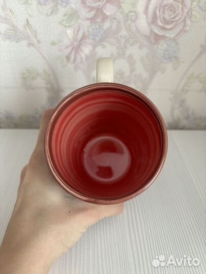 Кружка fioretta wood RED 360мл