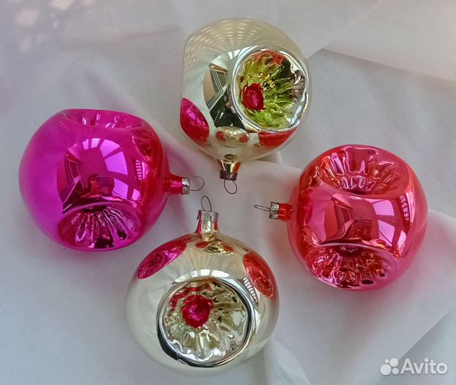 Красивые ёлочные игрушки СССР