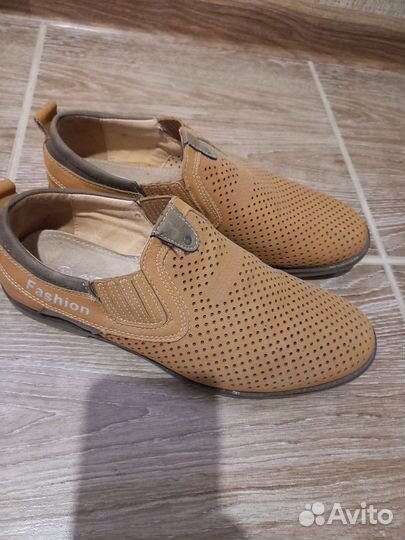 Мужские летние туфли