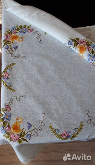 Скатерть пасхальная винтаж