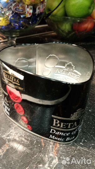 Музыкальная баночка-шкатулка от чая