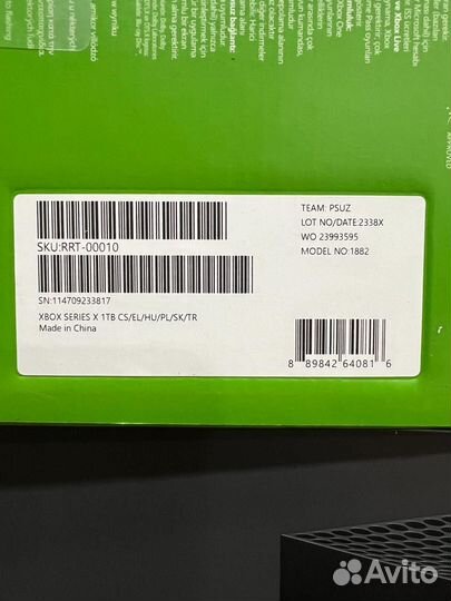 Xbox series х 1tb