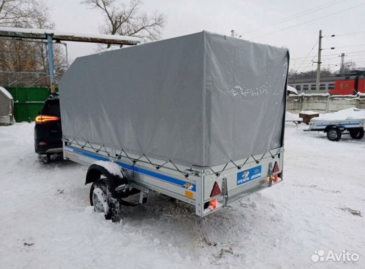 Прицеп легковой самосвал 3,0х1,56 с тентом Аэро
