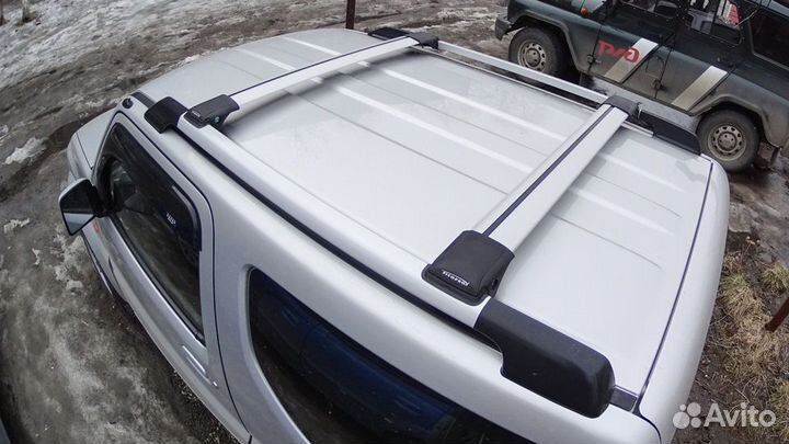 Багажник на высокие рейлинги Ficopro R46-S серебро