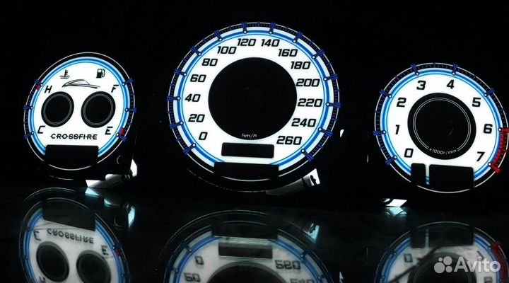 Шкалы приборов Chrysler Crossfire (04-08) V2