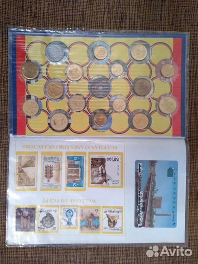 Монеты и марки египта