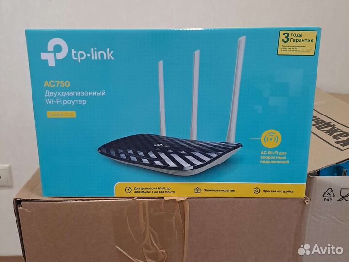 Wifi роутер tp link ac 750