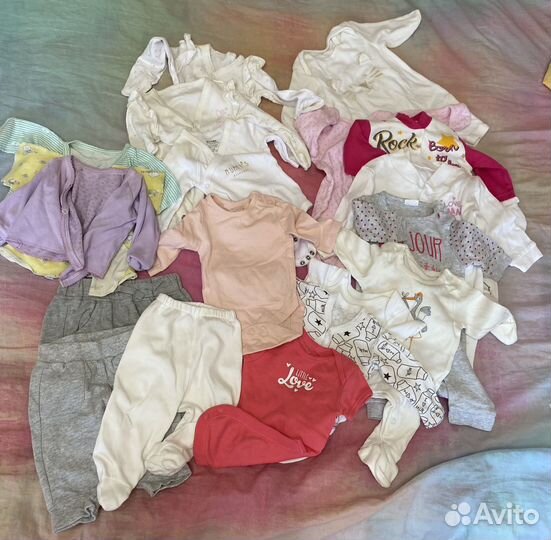 Детские вещи 0-3 мес