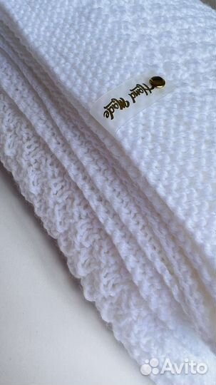 Плед вязаный детский