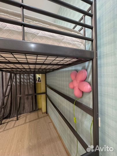 Кровать чердак металлическая IKEA