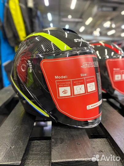 Шлем открытый starezzi Easy Rider X-Line