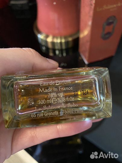 Парфюмерная вода LA sultane DE saba. оригинал