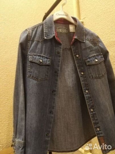 Рубашка джинсовая для мальчика
