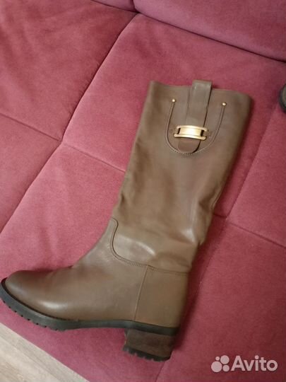 Сапоги женские натуральная кожа 40 размер