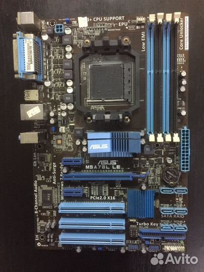 Материнская плата asus M5A78L LE am3 plus ATX