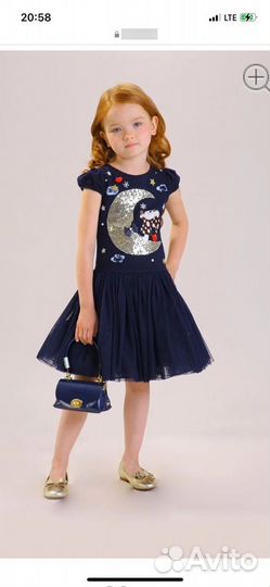 Нарядное платье для девочки 128 Маленькая Леди