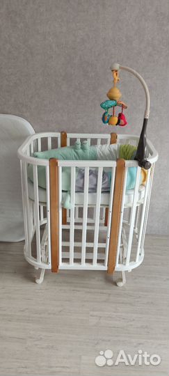 Детская кроватка трансформер lux