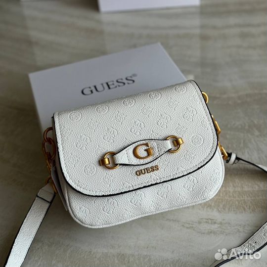 Сумка женская guess белая