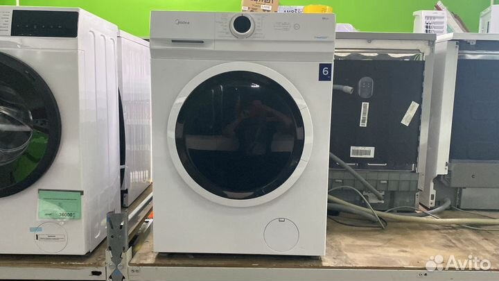 Стиральная машина узкая Midea MF100W60/W