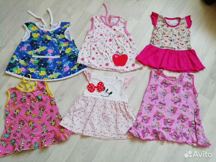 Вещи для девочки от 3 месяцев до 1,5 лет