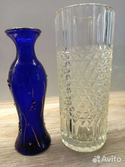 Вазы для цветов Цветное стекло СССР