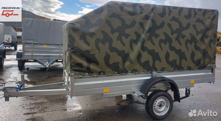 Прицеп 3,0х1,5 на подрамнике рессора Газель