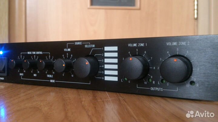 Apart PM7400 предусилитель микшер стерео 2 зоны