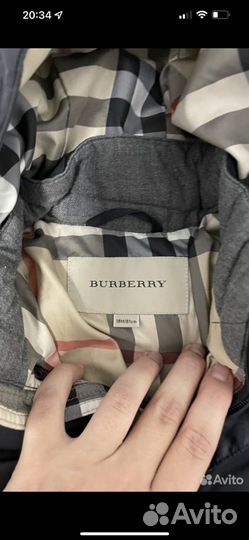 Демисезонный комбинезон burberry