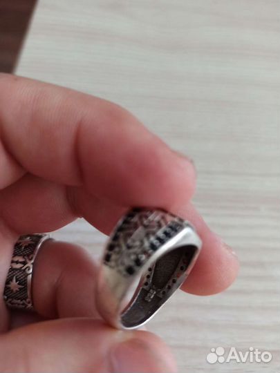 Перстень серебро
