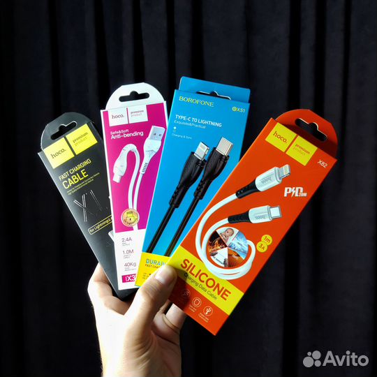 Кабель lightning для зарядки iPhone