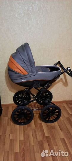Коляска Rant Fabio LUX Classic 2 в 1 серый