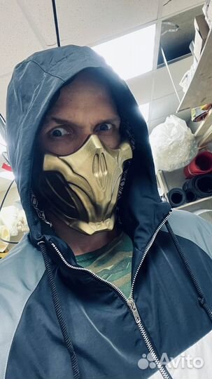 Маска Скорпион Scorpion MK11