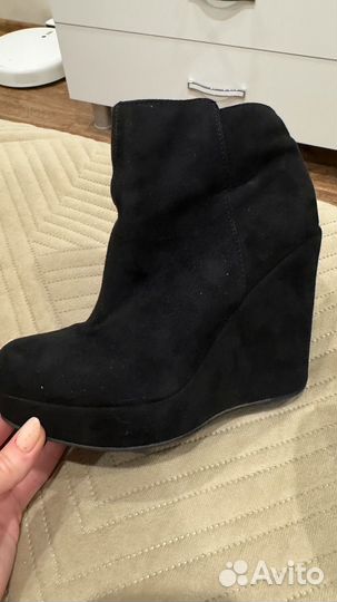 Ботильоны женские замшевые