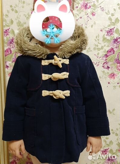 Пальто для девочки 92