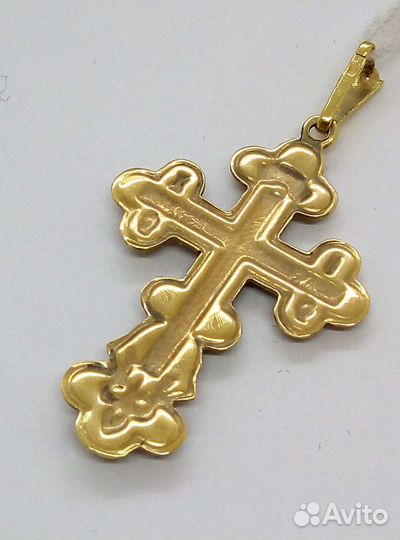 Крест / 2,41г / Золото585 / эмаль