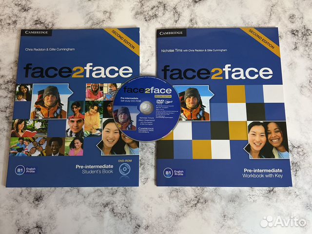 Face2face pre intermediate + CD новый комплект