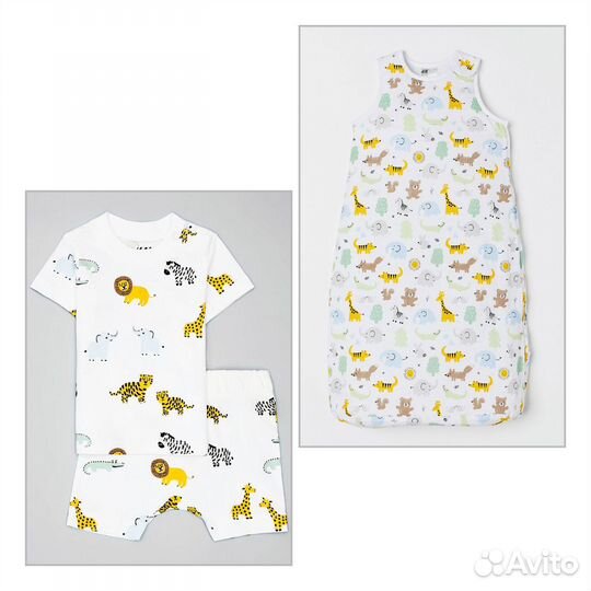 HM 50-56 новое(пижама/костюм, спальный мешок)