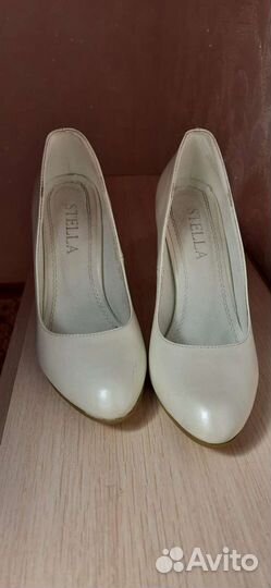Туфли женские 37 размер белые свадьба