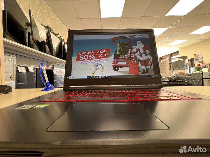 Ноутбук MSI Core i5-10500H/GeForce RTX 3050 (Дбр)