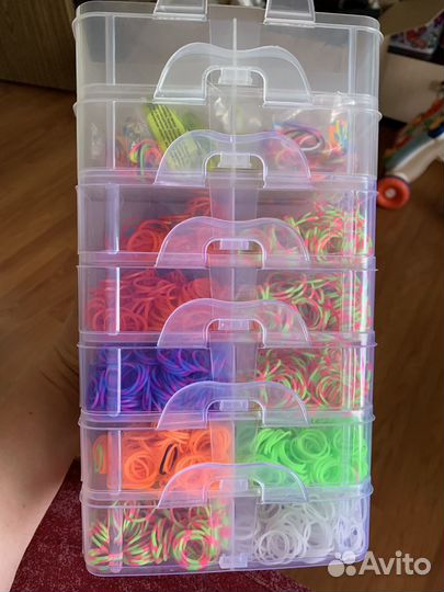 Большой набор резинок для плетения