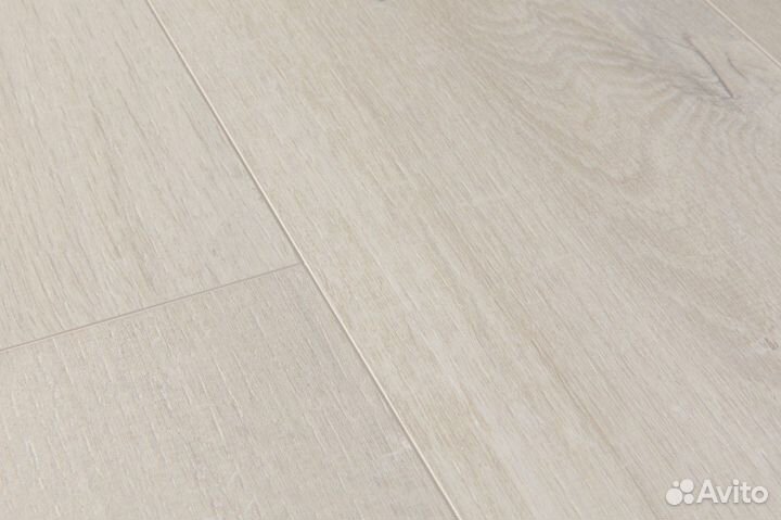 Пвх-плитка Quick-Step Livyn Дуб хлопковый белый