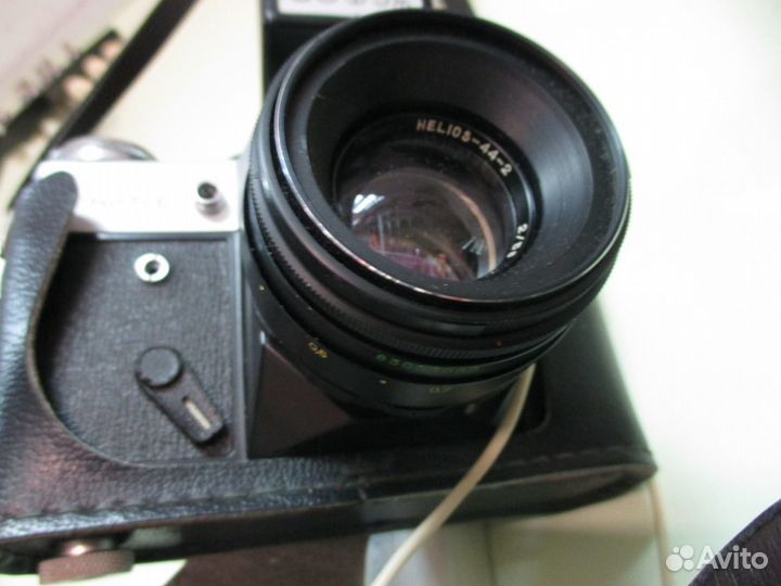 Фотоаппарат Зенит-Е СССР со вспышкой