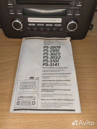 Штатная магнитола на Suzuki SX4 1го поколения