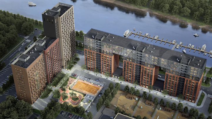 2-к. квартира, 45,9 м², 2/23 эт.