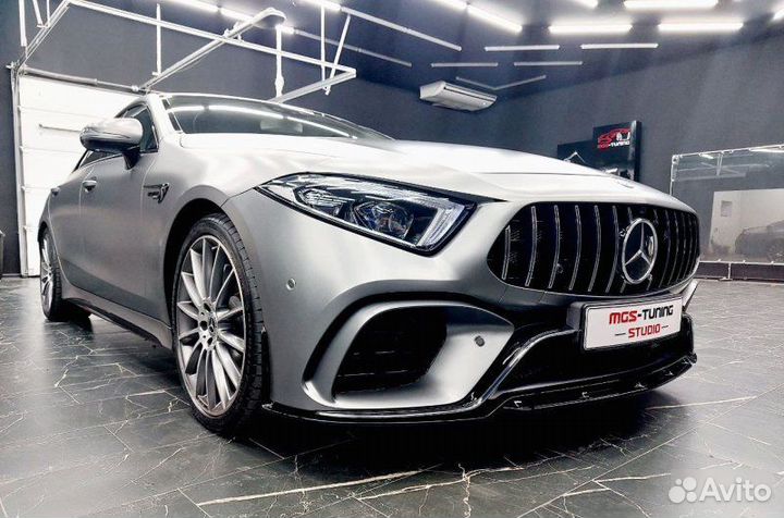 Обвес стиль AMG GT 63s + спойлер Mercedes CLS C257