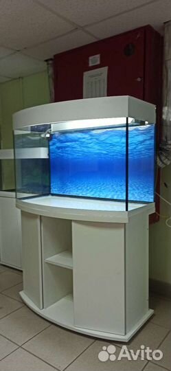 Аквариум 200 встроенное освещение биофильтр тумба