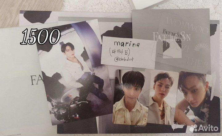 Кпоп альбом карты seventeen